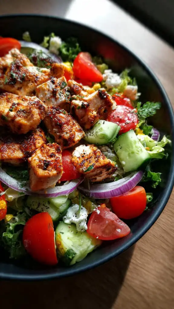 Honey Mustard Chicken Cobb Salad