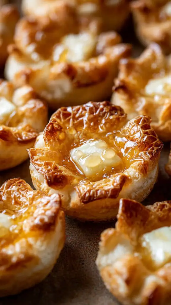 Pumpkin Spice Hot Honey Brie Bites