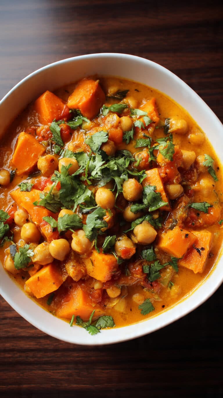 Sweet Potato and Chickpea Curry