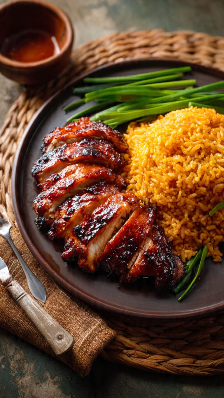 Honey BBQ Chicken Rice