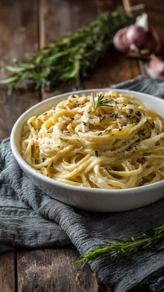 One Pot Creamy Garlic Pasta