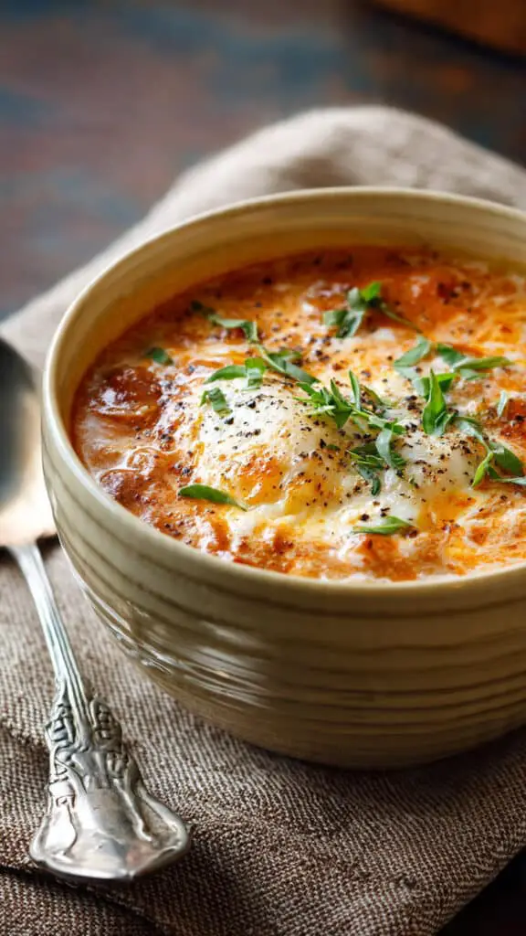 Creamy Vegetarian Lasagna Soup
