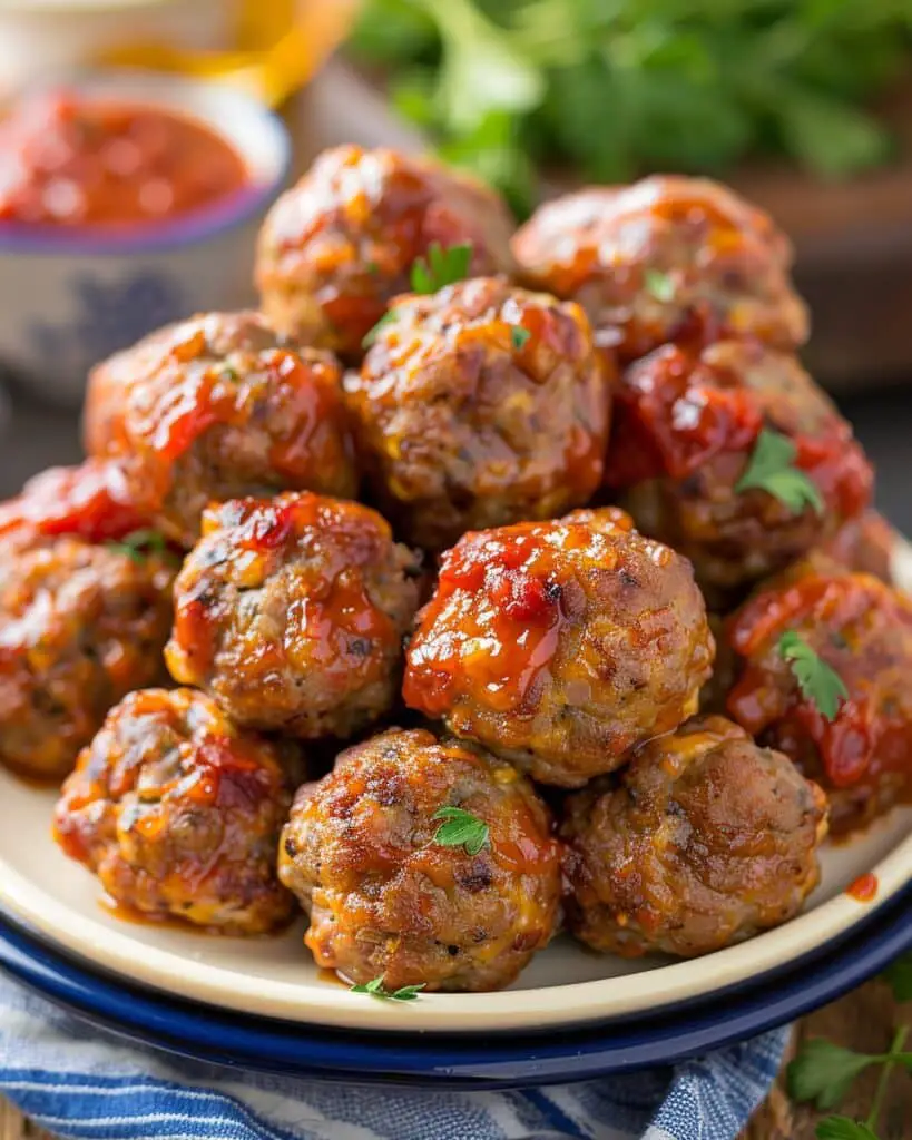 Spicy Rotel Cream Cheese Sausage Balls