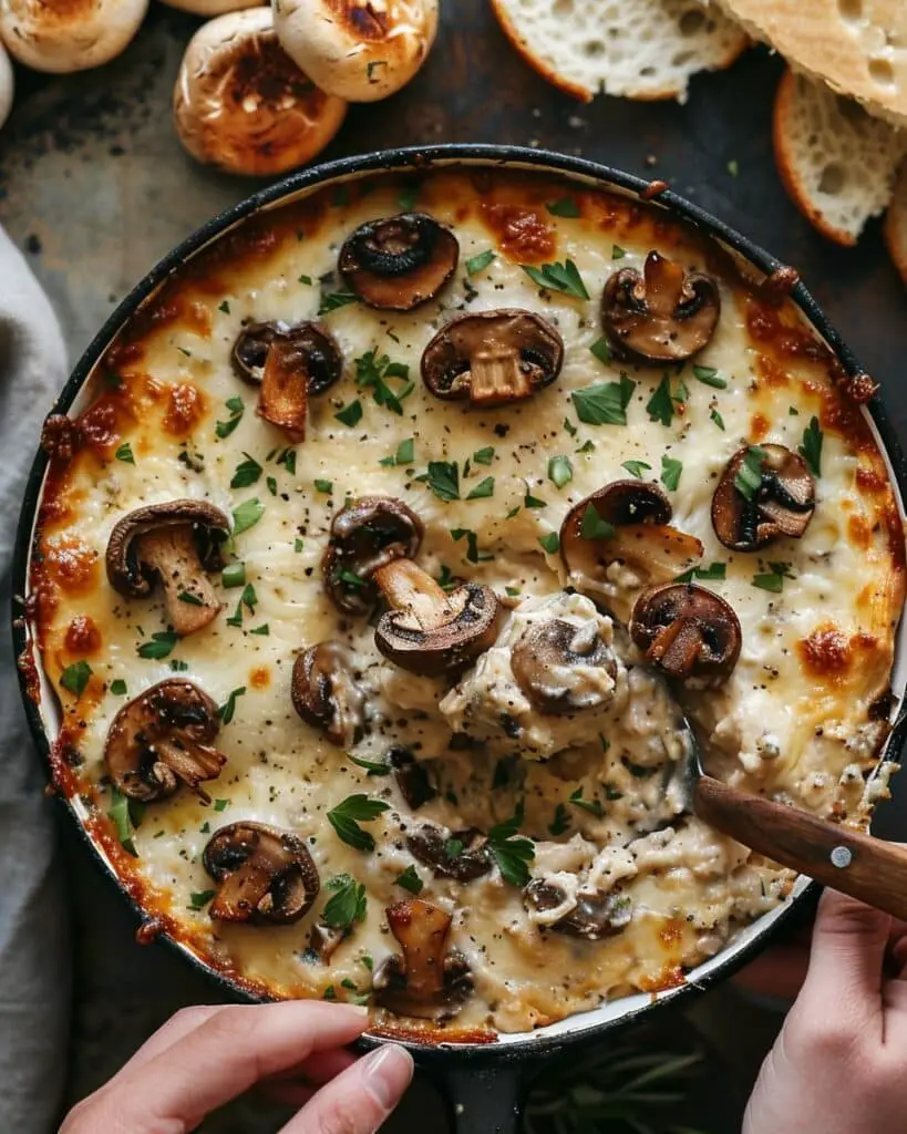 Stuffed Mushroom Dip