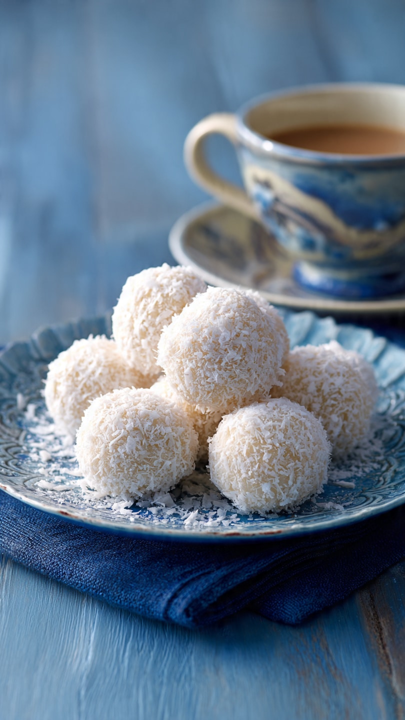 Sweetened Condensed Milk Snowballs