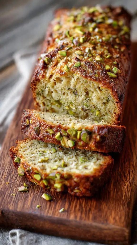 Pistachio Lemon Breakfast Bread