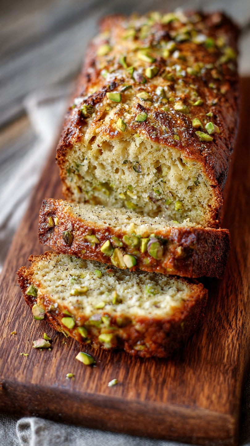 Pistachio Lemon Breakfast Bread