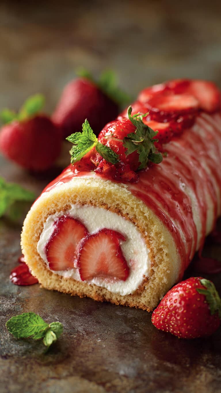 Fresh Strawberry Rolls