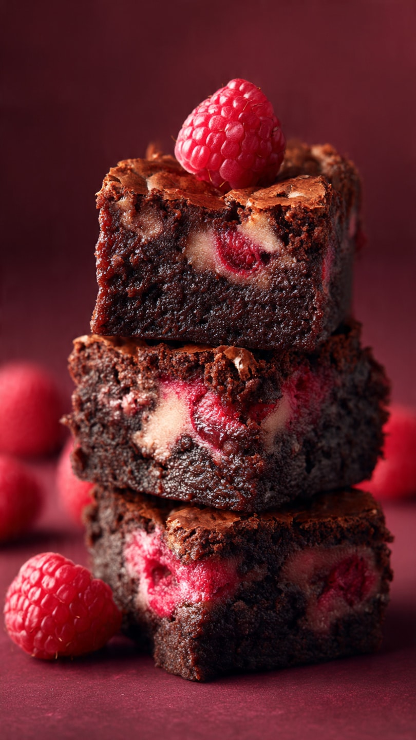 Best Raspberry Swirl Brownies