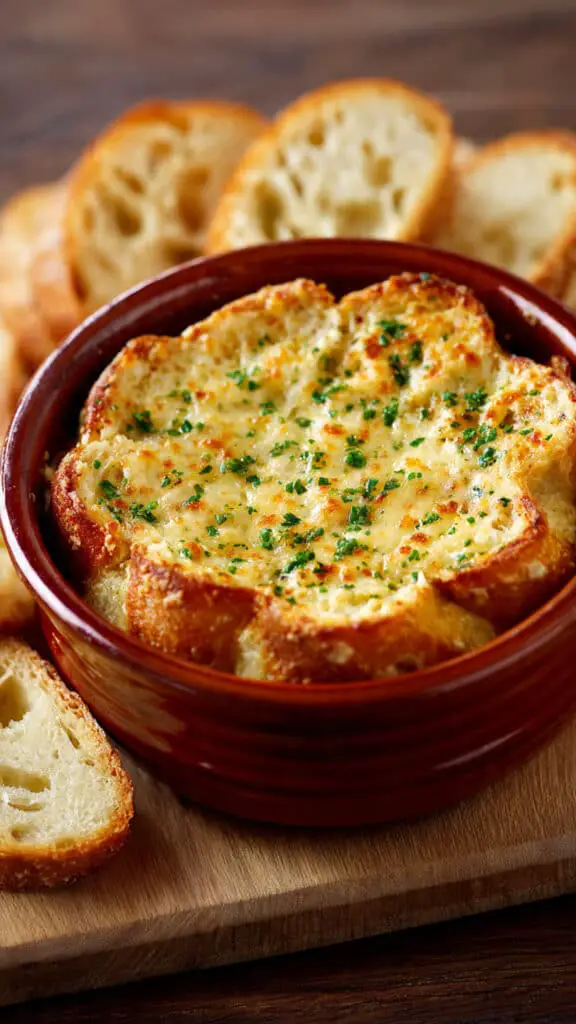 Baked Garlic Bread Dip