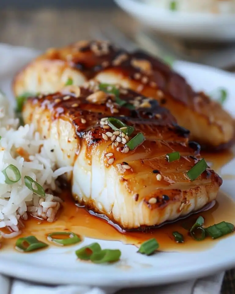 Delicious Asian Ginger Soy Glazed Cod
