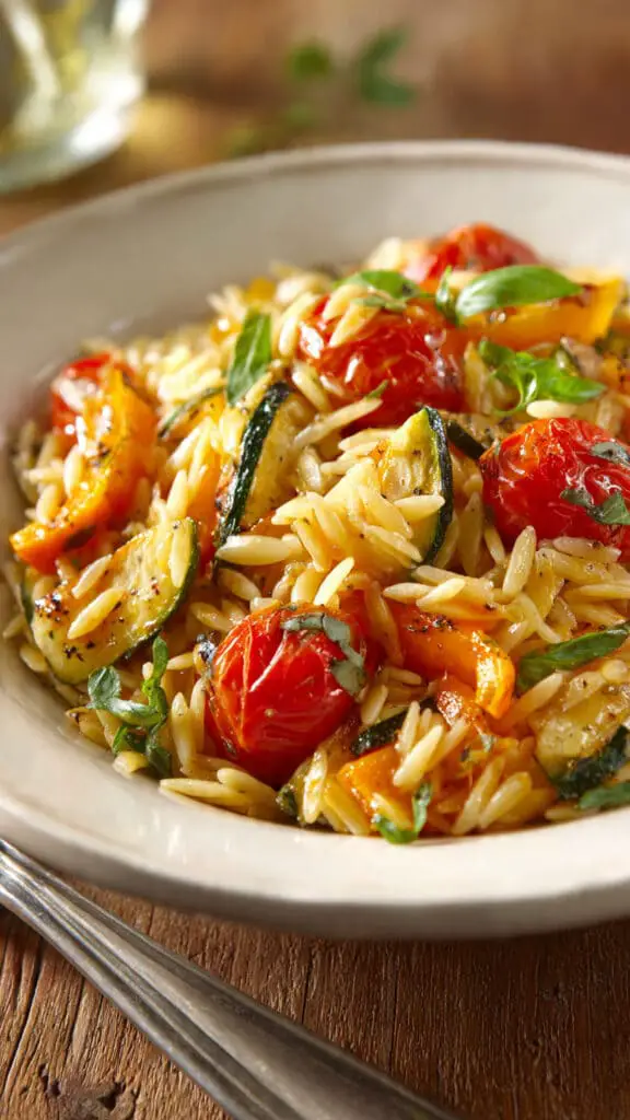 Roasted Vegetable Orzo