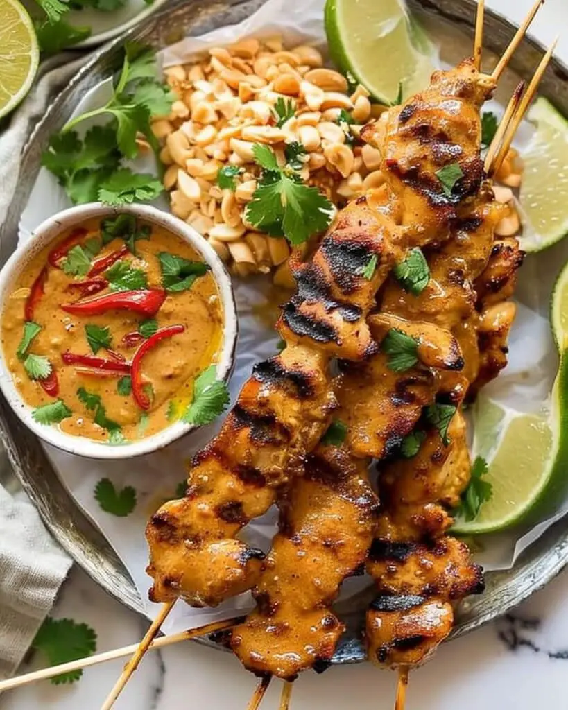 Thai Chicken Satay Skewers