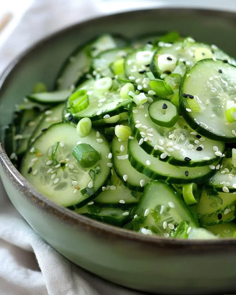 Easy California Roll Cucumber Salad