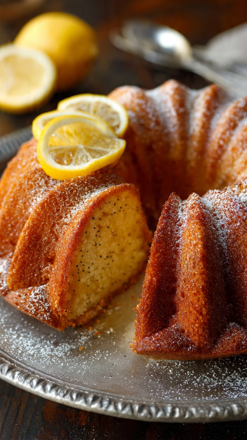 Irresistibly Moist Lemon Poppy Seed Cake