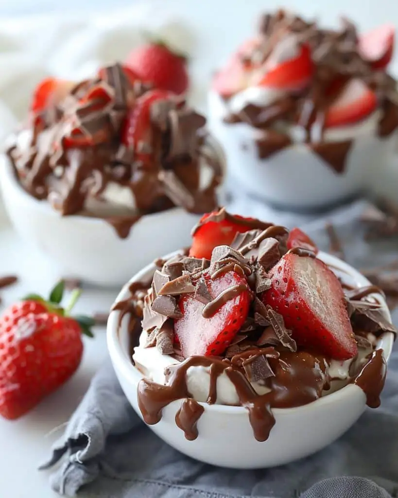 Chocolate Strawberry Yogurt Clusters