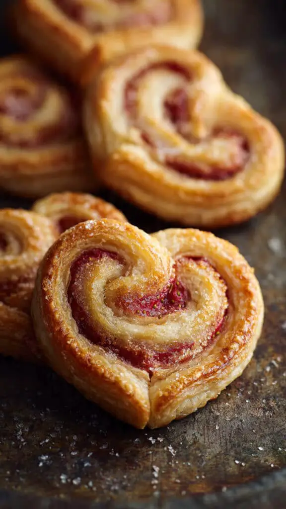 Strawberry Palmiers