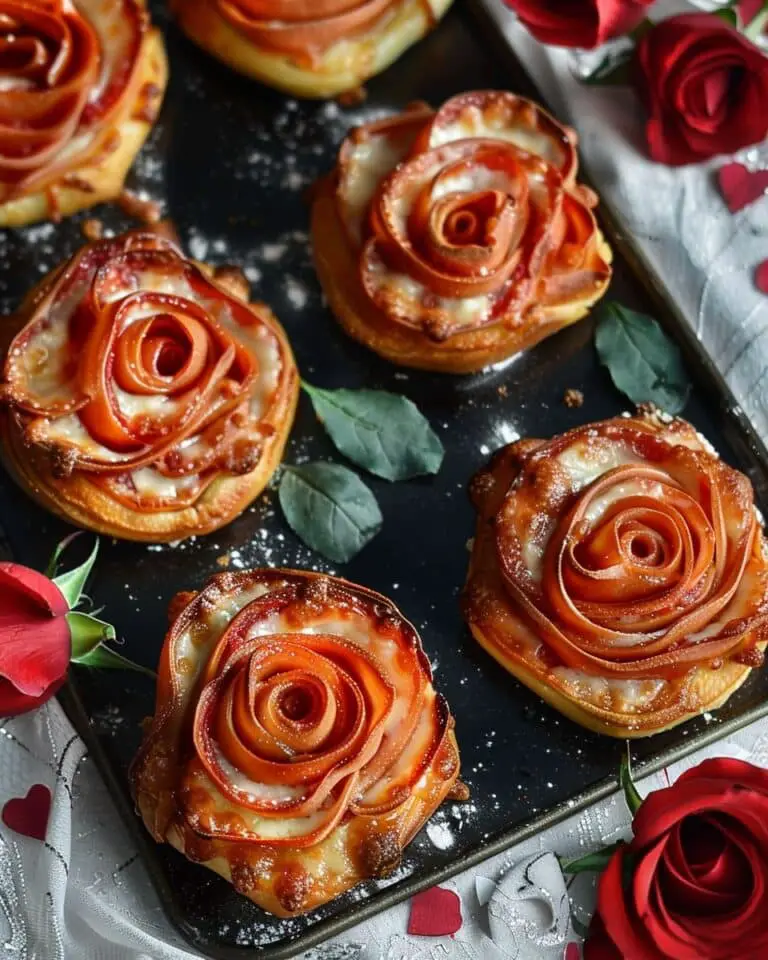 Easy Pizza Roses - Julia Meals