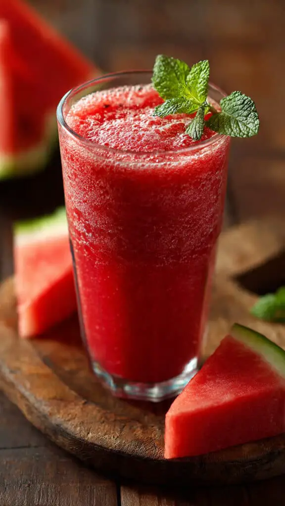 Watermelon Smoothie without Yogurt