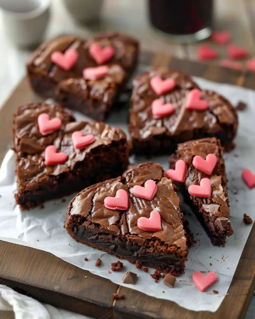 Heart-Shaped Brownies