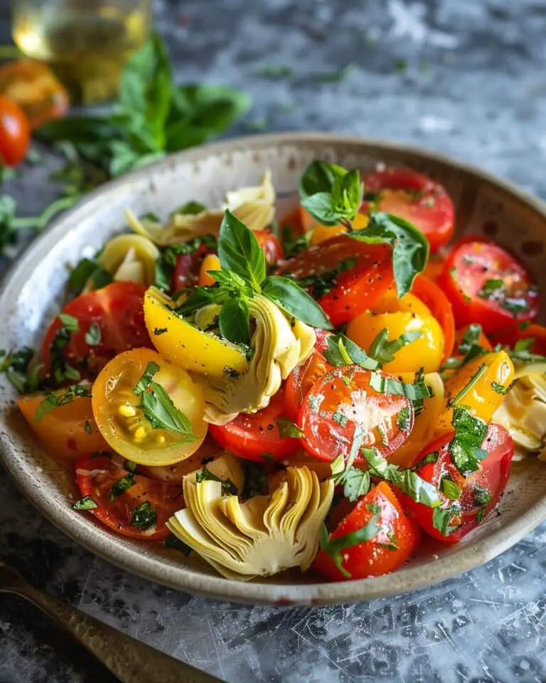 Tuscan Artichoke Tomato Salad