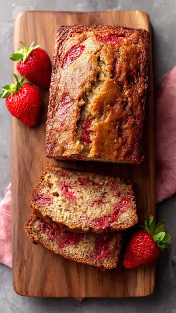 Strawberry Banana Bread