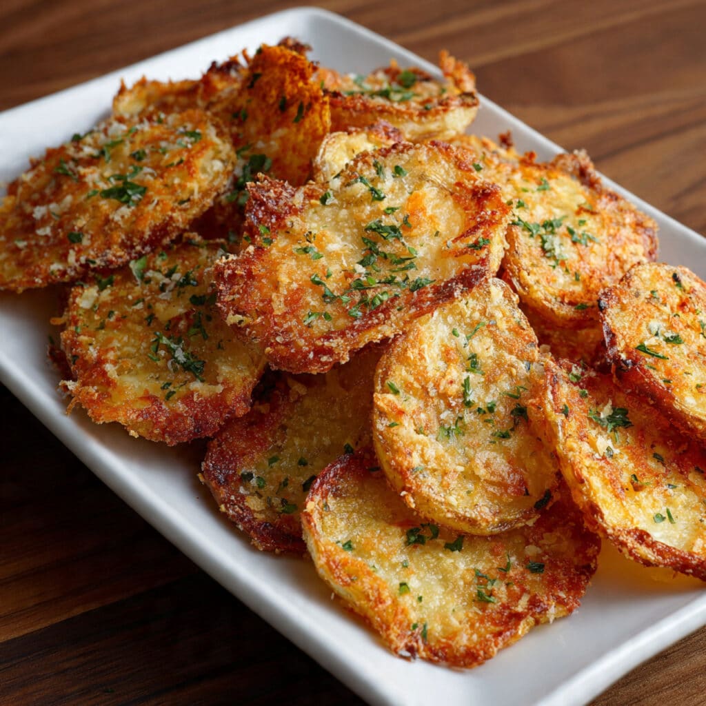 Mouthwatering Crispy Parmesan Potatoes