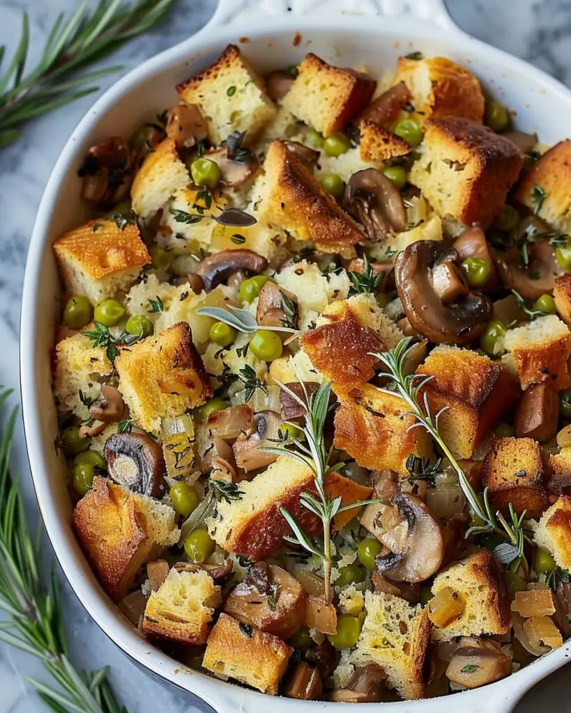 Herbed Mushroom Bread Stuffing