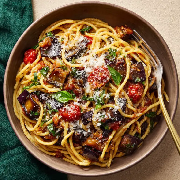Roasted Eggplant Pasta
