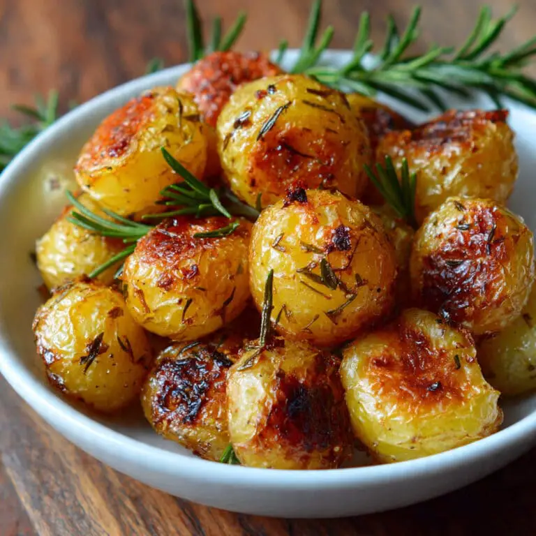 Crispy Rosemary Roasted Baby Potatoes