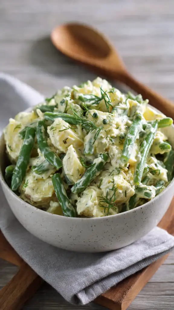 Creamy Green Bean Potato Salad