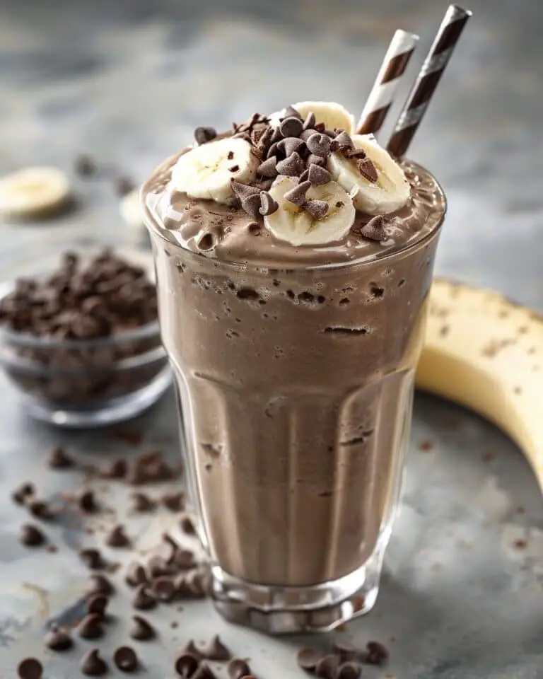 Chocolate Banana Milkshake