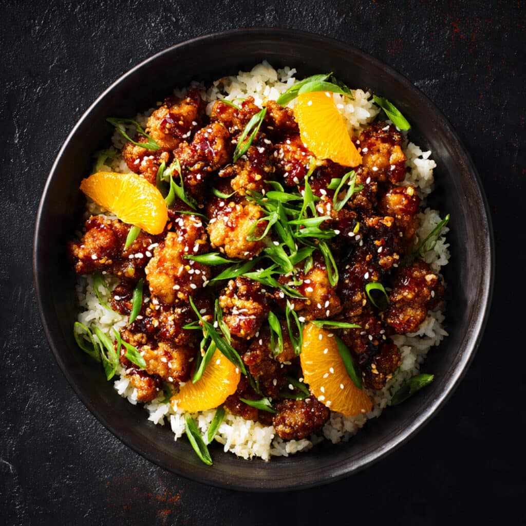 Orange Chicken Meal Prep Bowls