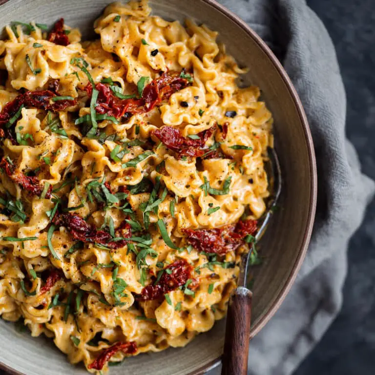 Creamy Sun-Dried Tomato Vegan Pasta
