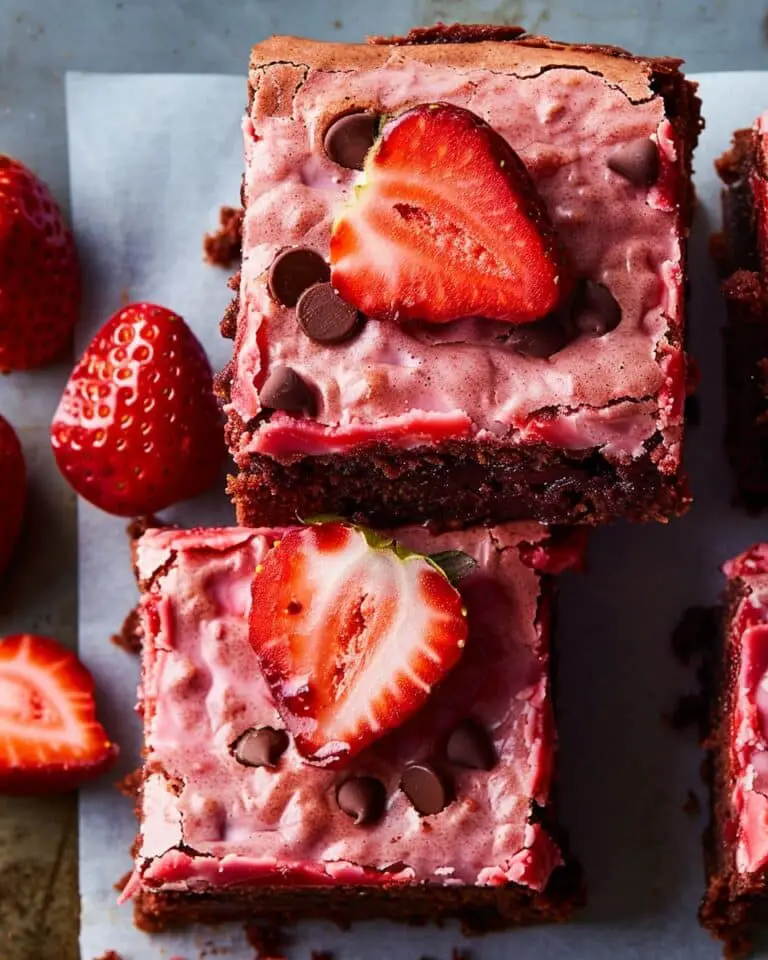 Strawberry Brownies