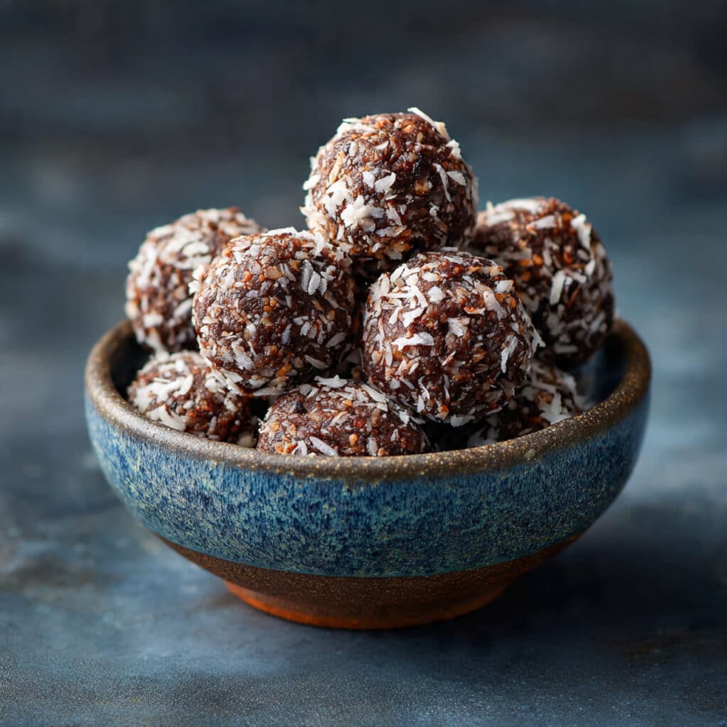 No-Bake Chocolate Coconut Energy Bites