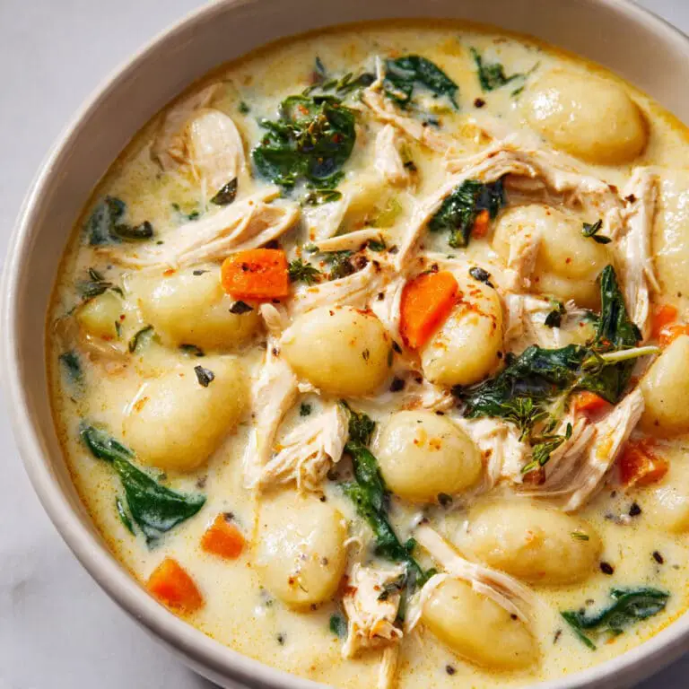 Easy Rotisserie Chicken Gnocchi Soup