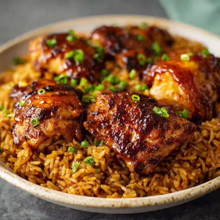 One-Pan Honey BBQ Chicken Rice