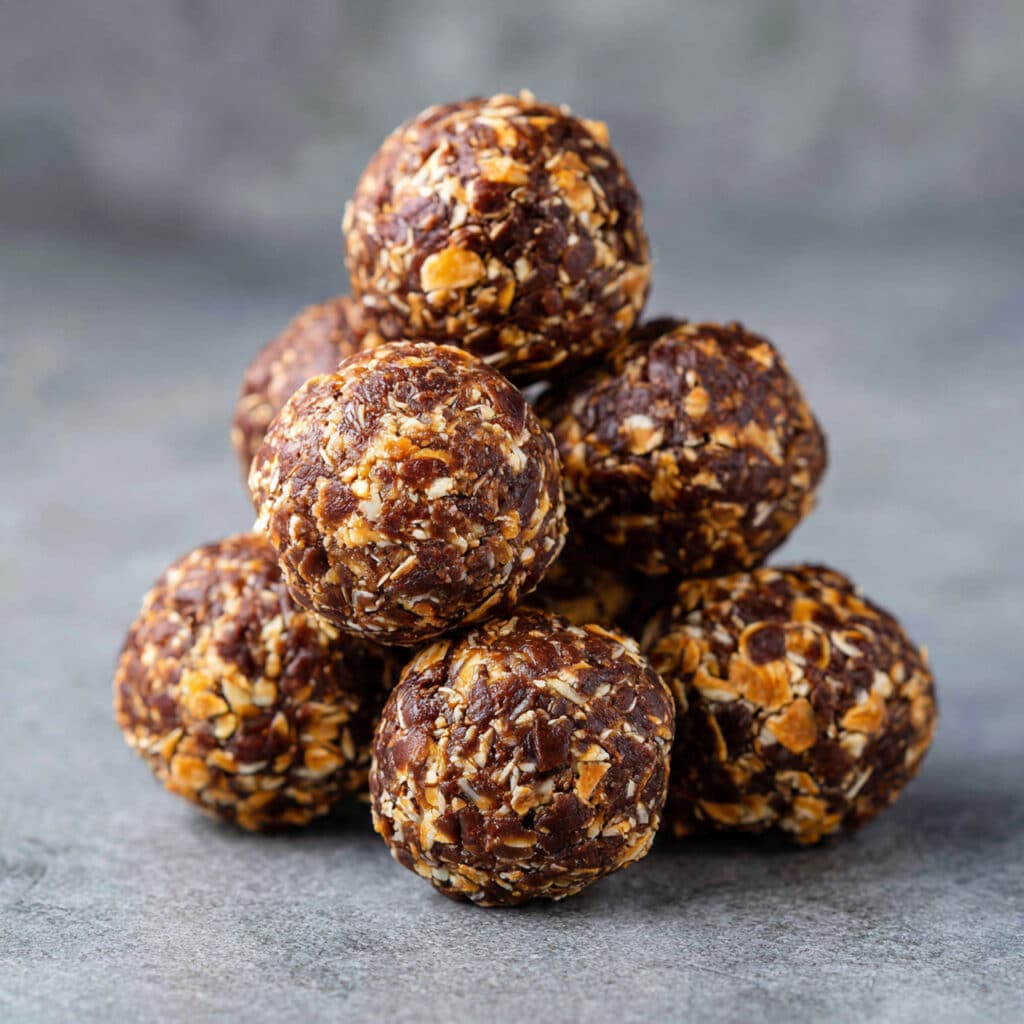 No-Bake Chocolate Peanut Butter Protein Balls