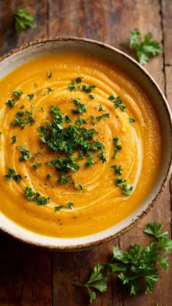 Cashew Carrot Ginger Soup