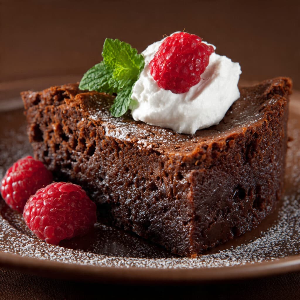 Chocolate Mousse Brownie Cake