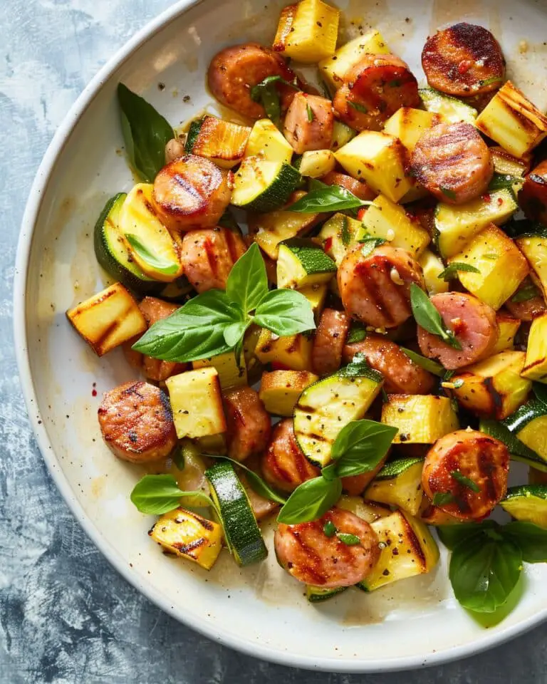 Blackstone Kielbasa and Zucchini Recipe