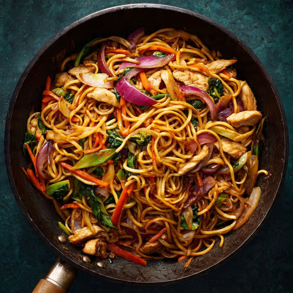 Easy Chicken Lo Mein