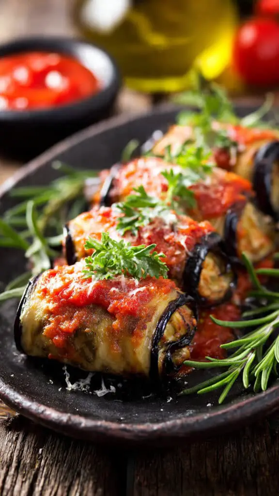 Healthy Eggplant Rollatini