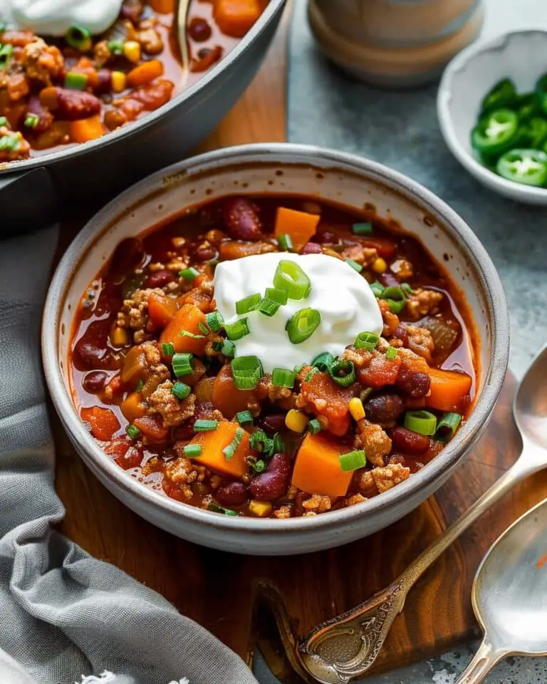 Turkey Sweet Potato Chili