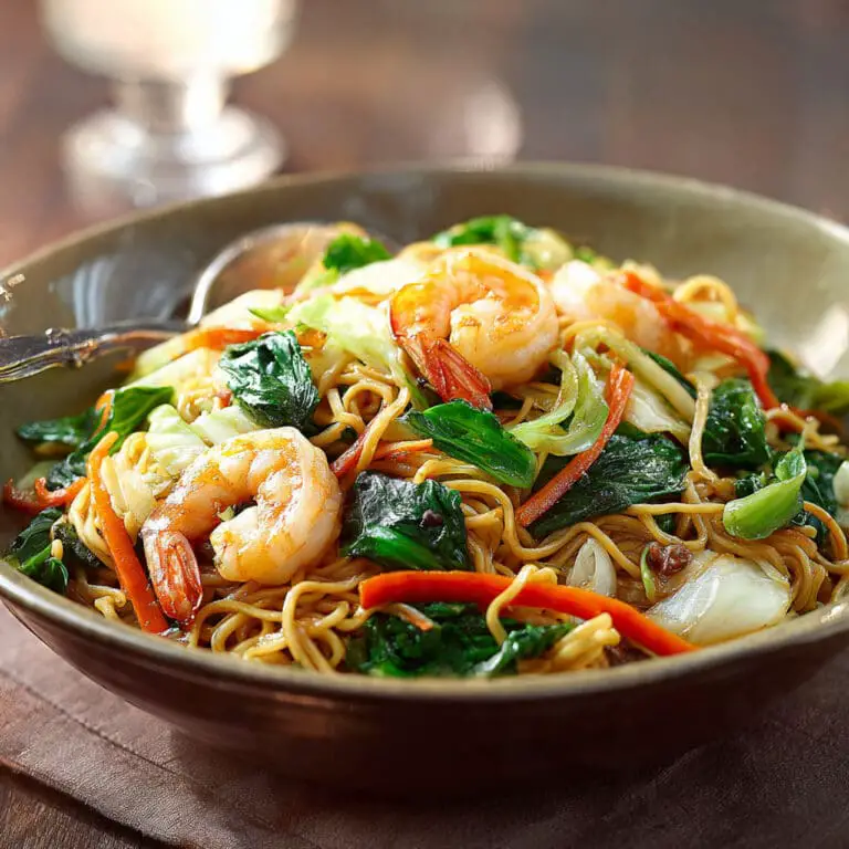 Shrimp and Veggie Lo Mein