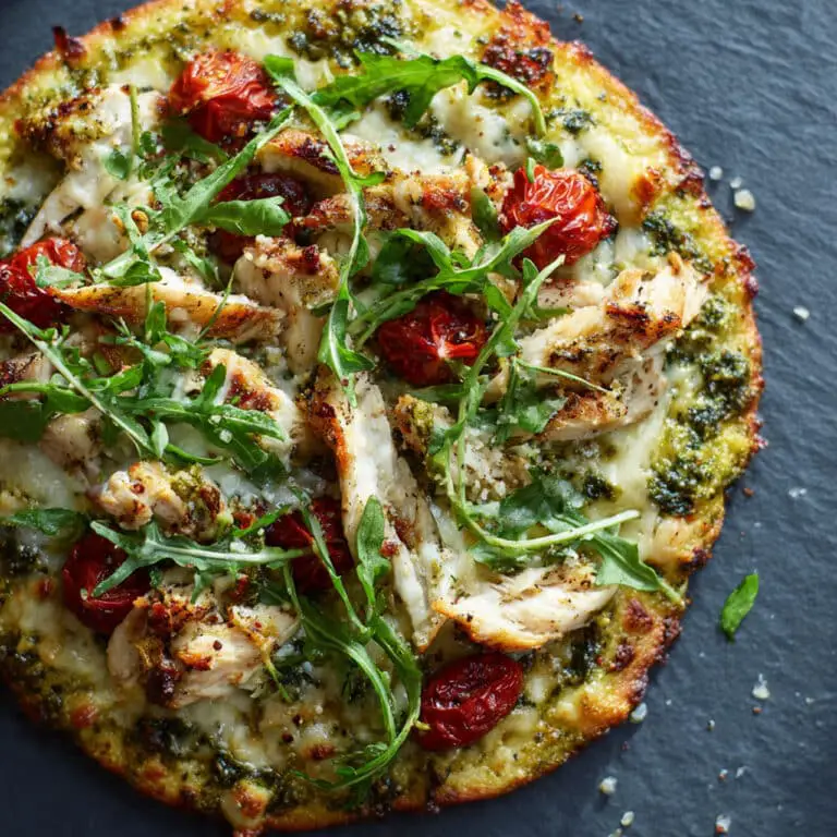 Pesto Chicken Pizza