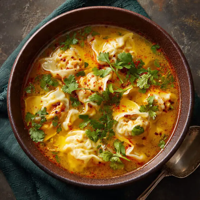 Easy Coconut Curry Dumpling Soup