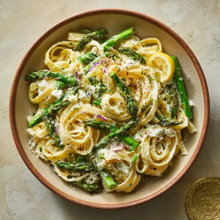 Easy Lemon Ricotta Pasta With Spring Veggies
