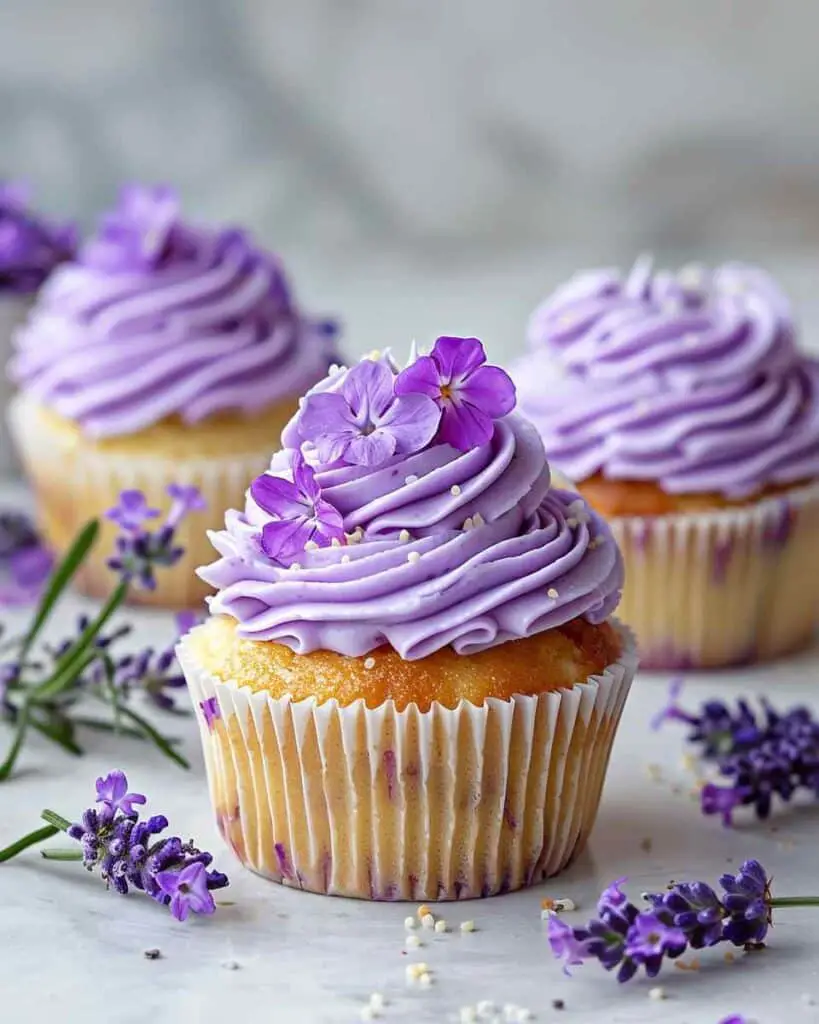 Lavender Honey Cupcakes